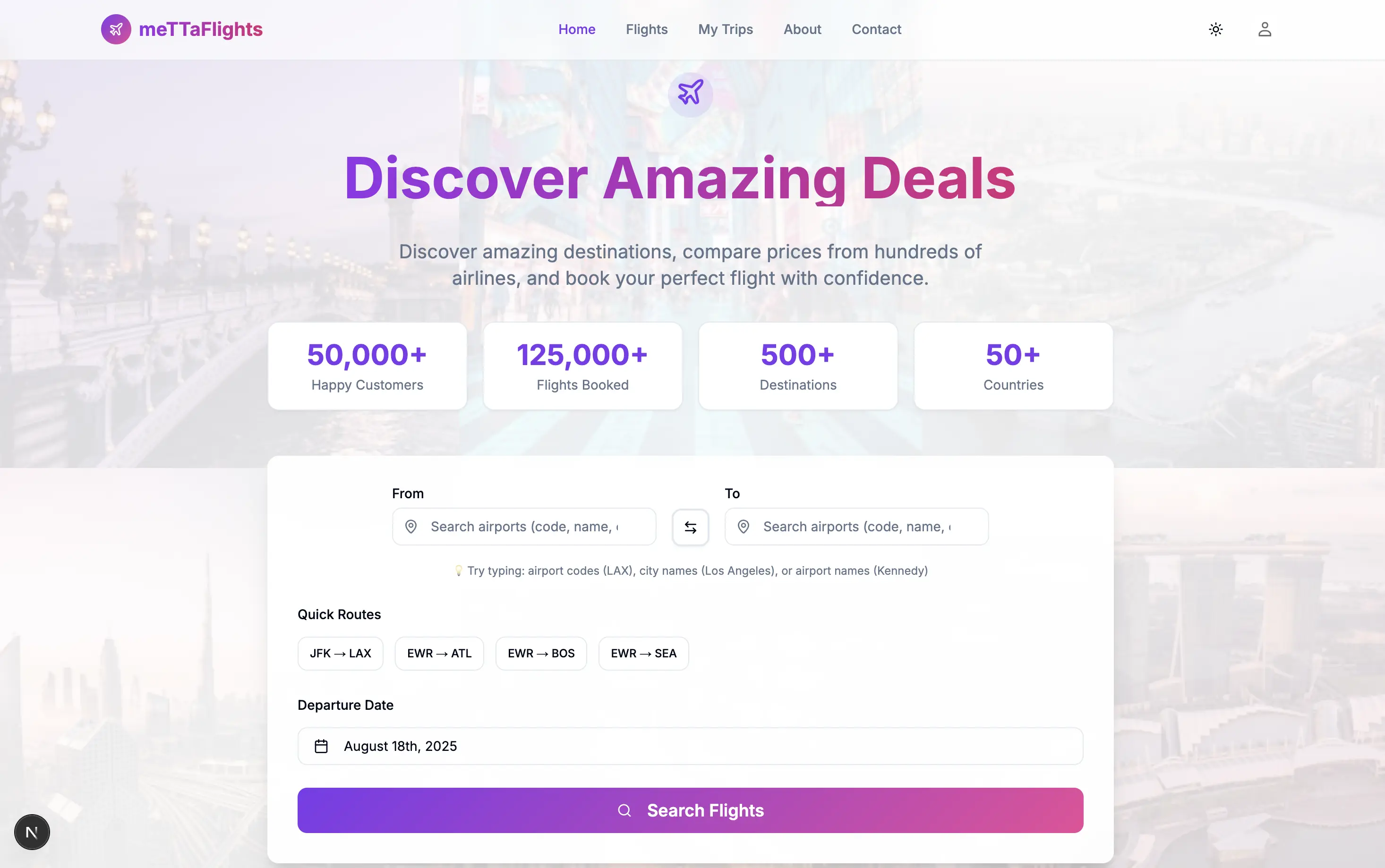 MeTTa-Flights project